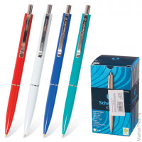 Ручка шариковая SCHNEIDER К15, автоматическая, корпус ассорти, синяя, S308/0