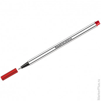 Ручка капиллярная Luxor "Fine Writer 045" кирпично-красная, 0,8мм