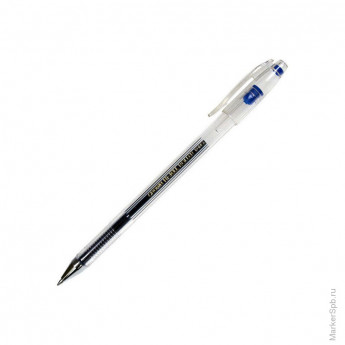 Ручка гелевая синяя, 0,5мм