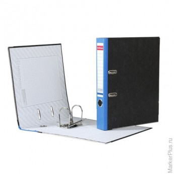 Папка-регистратор ERICH KRAUSE, с мраморным покрытием, "содержание", 50 мм, синий корешок, 414