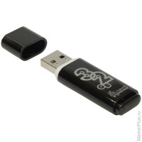 Память Smart Buy "Glossy" 32GB, USB2.0 Flash Drive, черный