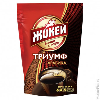 Кофе растворимый Жокей "Триумф", мягкая упаковка, 450г