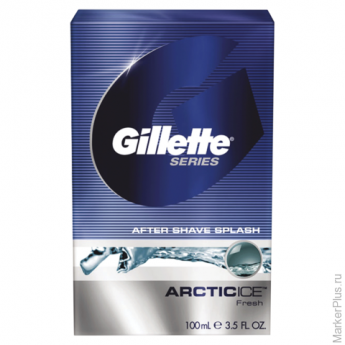 Лосьон после бритья 100 мл, GILLETTE (Жиллет) Series, "Arctic Ice", бодрящий, для мужчин