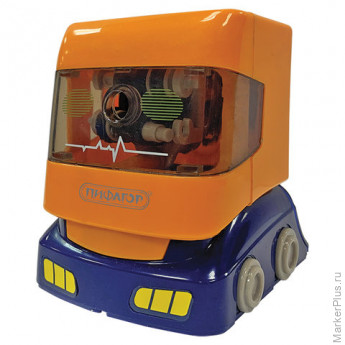 Точилка механическая ПИФАГОР "Грузовик", корпус оранжевый, 228488