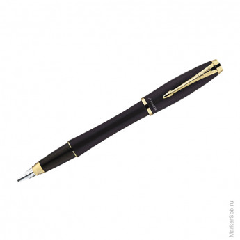 Ручка перьевая "Urban Muted Black Lacquer GT" 0,8мм, подар.уп.