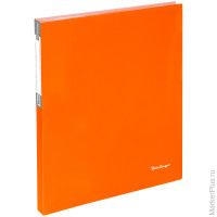 Папка с 40 вкладышами Berlingo "Neon", 21мм, 700мкм, неоновая оранжевая