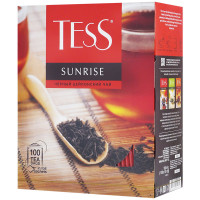 Чай Tess 'Sunrise', черный, 100 фольг. пакетиков по 1,8г