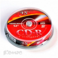 Носители информации VS CD-R 700MB 52x Cake/10