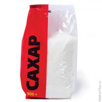 Сахар-песок 0,9 кг, полиэтиленовая упаковка
