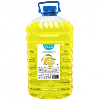 Мыло жидкое Vega "Лимон", ПЭТ, 5л