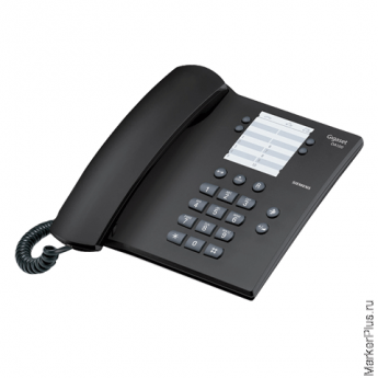 Телефон GIGASET DA 100, память на 14 номеров, повтор номера, тональный/импульсный набор, цвет антрац