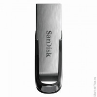 Флэш-диск 128 GB, SANDISK Ultra Flair, USB 3.0, серебристый, SDCZ73-128G-G46