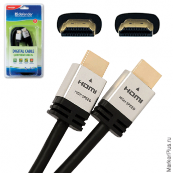 Кабель HDMI 1,8м DEFENDER, M-M, для передачи цифрового аудио-видео, 87428