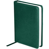 Ежедневник недатированный, A6, 136л., кожзам, OfficeSpace "Nebraska", зеленый