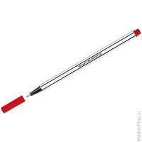 Ручка капиллярная Luxor "Fine Writer 045" красная, 0,8мм 10 шт/в уп