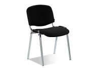 Стул Furniture "Изо", каркас металл хром, обивка ткань черная