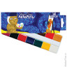 Краски акварельные POLIPAX, 14 цветов, медовые, без кисти, картонная коробка