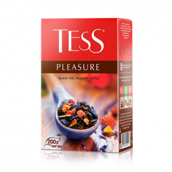 Чай Tess Pleasure листовой черный с добавками,200г 1005-12