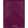 Бизнес-тетрадь А5 120л Attache,на кольцах,тв.обл,мат.лам,клет,Optima сирень