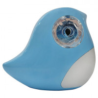 Точилка механическая ПИФАГОР "Птичка", корпус голубой, 228490