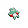 Набор металлических значков MESHU 'Frog in trend', эмаль, 4шт