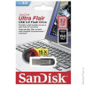 Флэш-диск 32 GB, SANDISK Cruzer Ultra Flair, USB 3.0, серебристый, SDCZ73-032G-G46