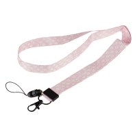 Лента для бейджей MESHU "Paw", 45см, петелька, карабин, опп пакет с европодвесом