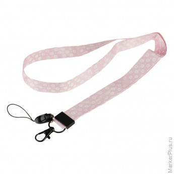 Лента для бейджей MESHU "Paw", 45см, петелька, карабин, опп пакет с европодвесом