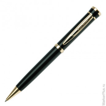 Ручка шариковая PIERRE CARDIN GAMME (Пьер Карден), корпус черный, латунь, золото, PC0805BP, синяя
