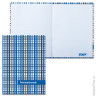 Блокнот МАЛЫЙ ФОРМАТ (110х147 мм) А6, 80 л., твердый переплет, ламинированная обложка, клетка, STAFF, "Шотландка", 120953