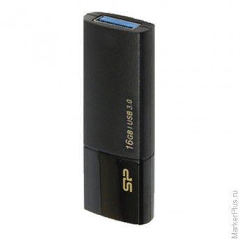 Флэш-диск 16 GB, SILICON POWER B05 USB 3.0, черный, SP16GBUF3B05V1K