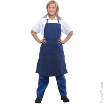 Фартук диагональ темно-синий