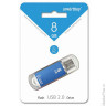 Флэш-диск 8 GB, SMARTBUY V-Cut, USB 2.0, синий, SB8GBVC-B