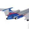 Модель для склеивания НАБОР САМОЛЕТ, "Авиалайнер пассажирский Ту-154М", масштаб 1:144, ЗВЕЗДА, 7004П