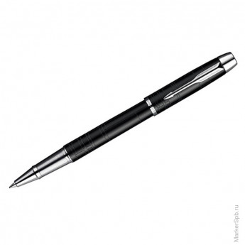 Ручка-роллер "IM Premium Matte Black CT" черная, 0,8мм, подар.уп.