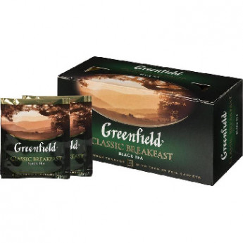 Чай Greenfield Classic Breakfast черный фольгир. 25пак/уп 0354-15,218133