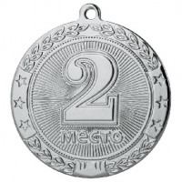 Медаль 2 место 45 мм серебро DC#MK182
