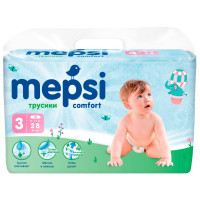 Подгузники -трусики для детей MEPSI М (6-11 кг) 28 шт/уп, комплект 28 шт