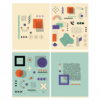 Тетрадь 96л., А5, линия BG 'Graphics'