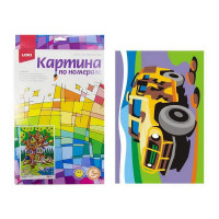 Картина по номерам для малышей Боевая машина, Ркн-025