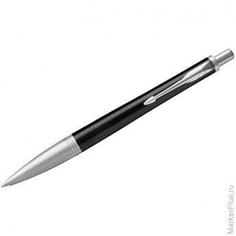 Ручка шариковая Parker "Urban Premium Ebony Metal CT" синяя, 1,0мм, кнопочн., подар. уп.