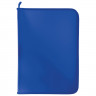 Папка для документов и тетрадей на молнии пластиковая BRAUBERG А4, 320х230 мм, синяя, 271715