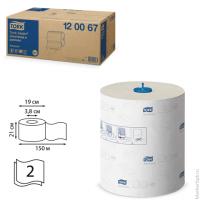 Полотенца бумажные рулонные TORK (Система H1) Matic, комплект 6 шт., Advanced, 150 м, 2-слойные, белые, 120067, комплект 6 шт