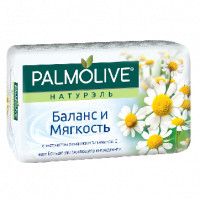 Мыло туалетное 90г PALMOLIVE Баланс и мягкость (экстракт ромашки и вит Е)