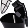 Чайник BRAUN WK-500.ONYX, 1,7 л, 3000 Вт, скрытый нагревательный элемент, пластик, черный/серый, WK5