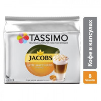 Капсулы для кофемашин Tassimo Latte Caramel 8 порций