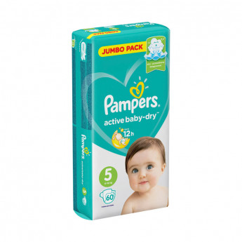 Подгузники Pampers 'Active Baby', юниор (11-16 кг), 60 шт., комплект 60 шт