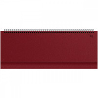Планинг недатированный, 56л., 330*130мм, балакрон, BG "Ariane. Dark red"