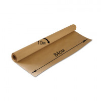 Крафт-бумага для упаковки, 840 мм х 10 м, 78 г/м2, в рулоне, BRAUBERG