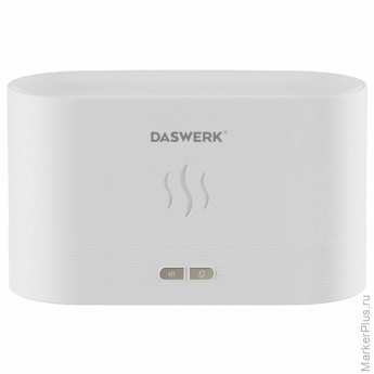 Увлажнитель воздуха "Камин", эффект пламени, 180 мл, Аромамасло в ПОДАРОК, белый, DASWERK, 456846